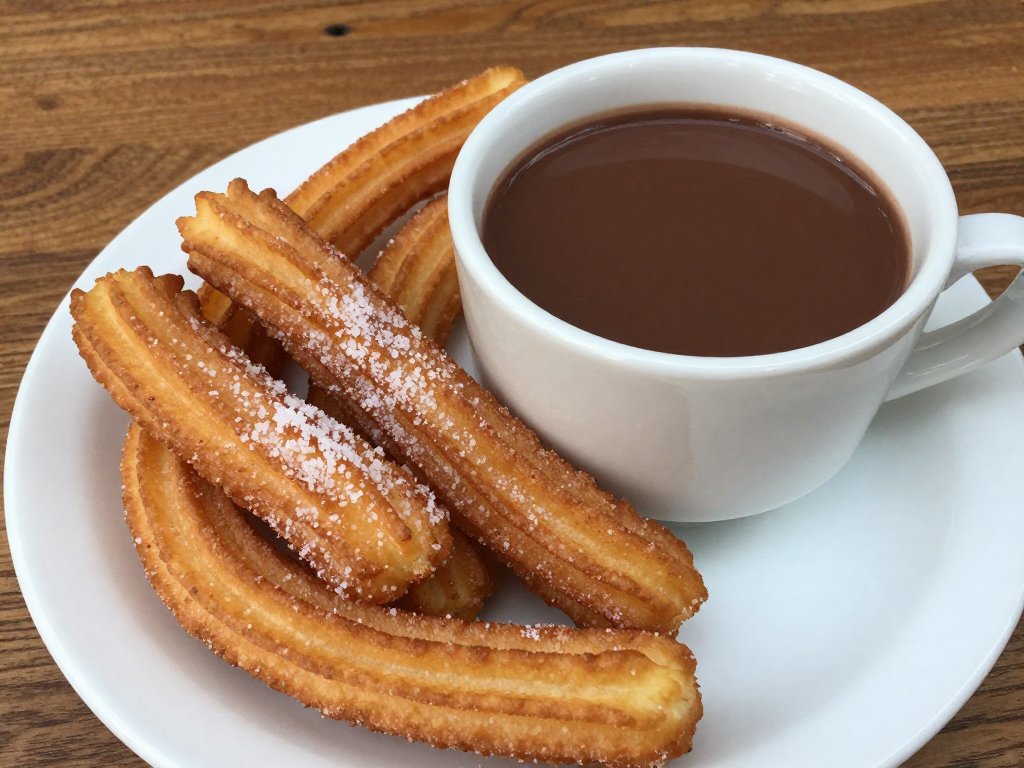 Churros con Chocolate